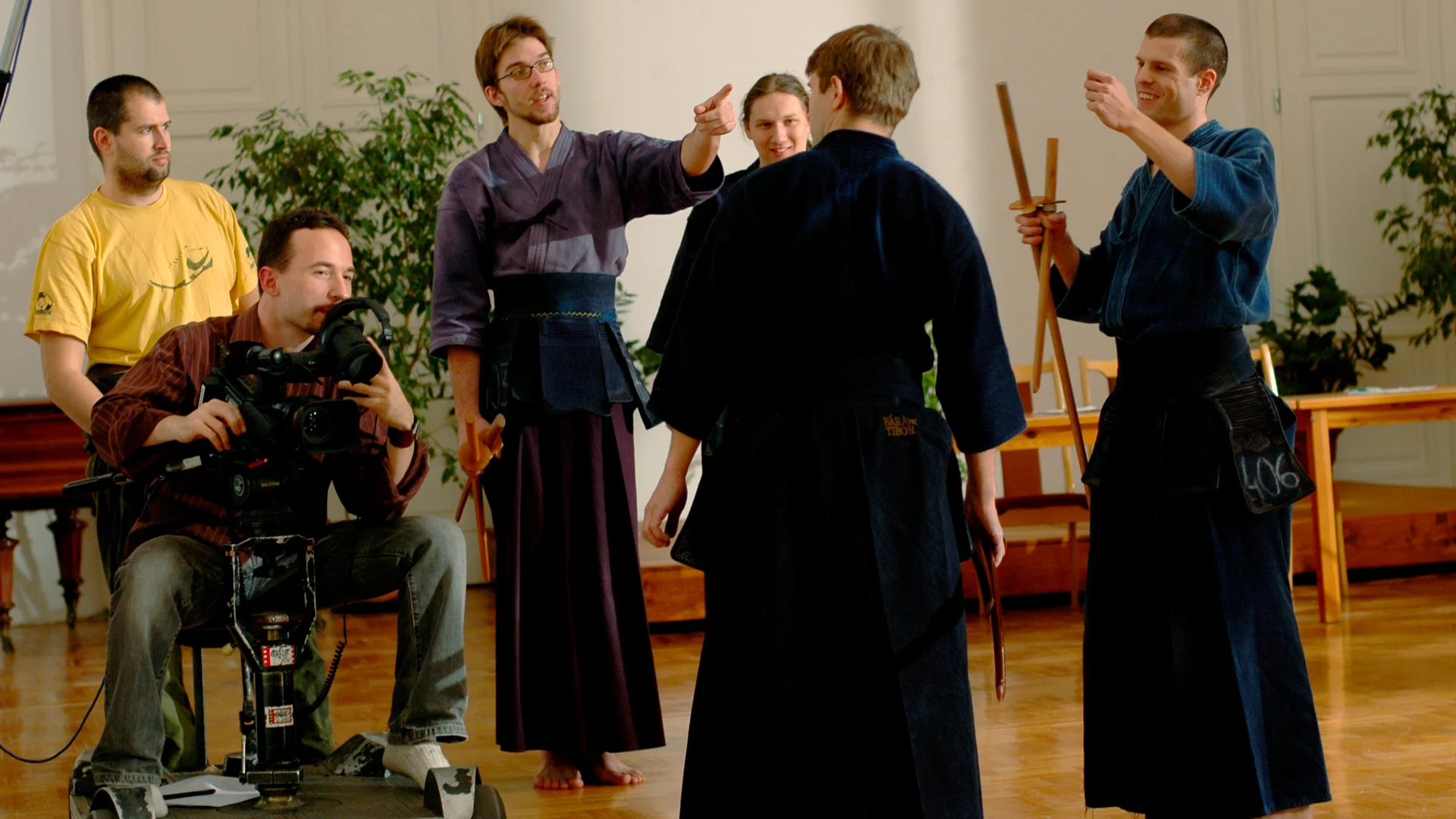 Behind the scenes